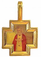 Православный нательный образок "Преподобный Серафим Саровский" ПНО-0907