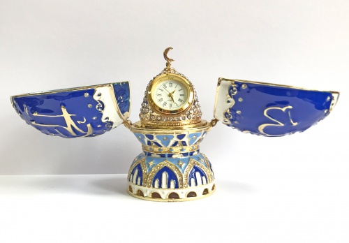 Часы с надписью "Аль-Хамду ли-ЛЛях" M-1728-11 фото 2