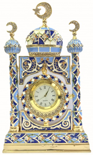 Часы "Мечеть"  с надписью "Басмала" M-1725C-10