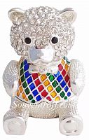 Шкатулка "Медвежонок Тедди " белый PC-0523 