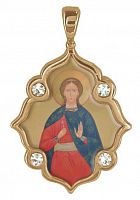 Православный нательный образок "Святая Великомученица Ирина" ПНО-0948