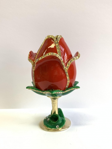 Яйцо-шкатулка Фаберже с сюрпризом "Бутон " РС-0651 фото 5