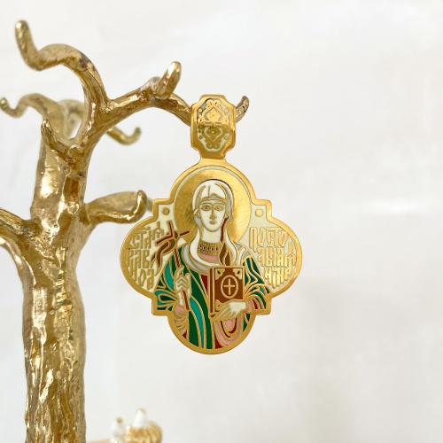 Православный нательный образок "Святая Нина" ПНО-0628 фото 3