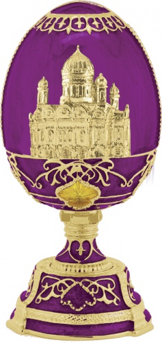 Яйцо-шкатулка с сюрпризом "Храм Христа Спасителя" РС-0941 фото 3