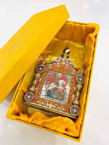 Киот православный оранжевый РС-0843-12 фото 9