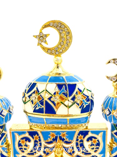 Часы "Мечеть"  с надписью "Басмала" M-1725C-10 фото 3