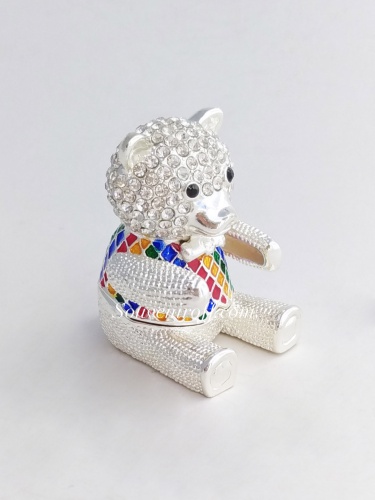Шкатулка "Медвежонок Тедди " белый PC-0523  фото 5