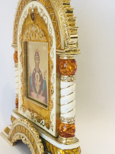 Киот православный желтый  K-1102-14 фото 5