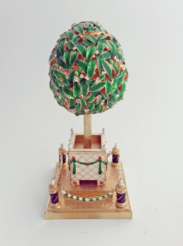 Яйцо-шкатулка Фаберже "Лавровое дерево" E07-23A фото 3