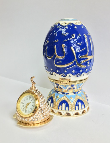 Часы с надписью "Аль-Хамду ли-ЛЛях" M-1728-11 фото 4