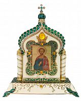 Киот православный зеленый K-1101-08