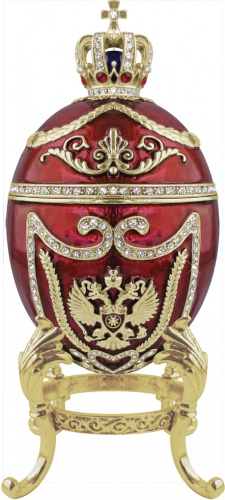 Яйцо-шкатулка Фаберже "Большое с гербом" Е05-5-05