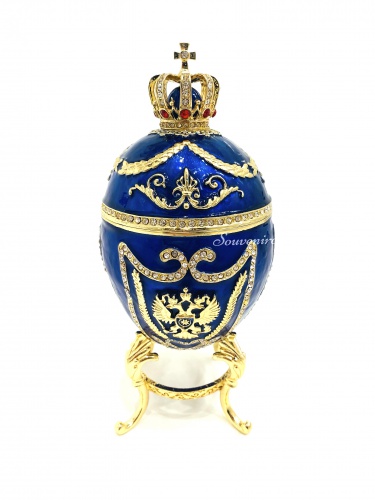 Яйцо-шкатулка Фаберже "Большое с гербом" Е05-5-11 фото 10
