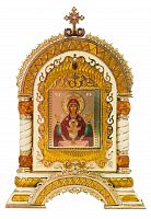 Киот православный желтый  K-1102-14