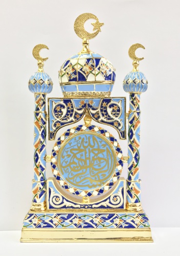 Часы "Мечеть"  с надписью "Басмала" M-1725C-10 фото 5