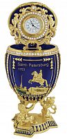 Яйцо-шкатулка Фаберже большое "Санкт-Петербург" с тремя видами на изделии РС-1404C