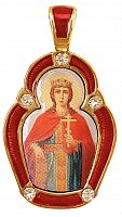 Православный нательный образок "Святая Великомученица Екатерина" ПНО-0954