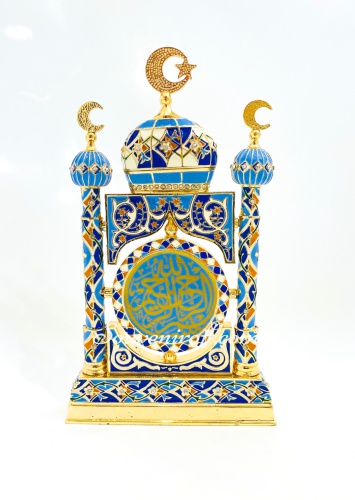 Часы "Мечеть"  с надписью "Басмала" M-1725C-10 фото 8