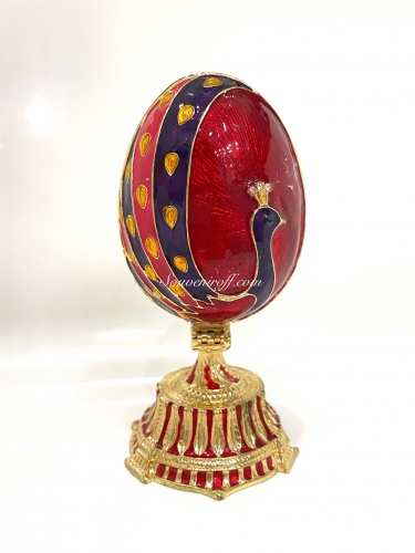 Яйцо "Павлин с букетом" E0303-5 фото 5