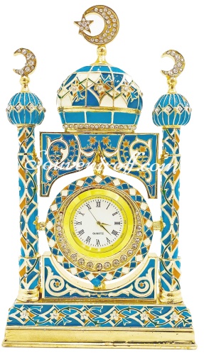 Часы  "Мечеть" M-1725С-18 с надписью "Басмала"