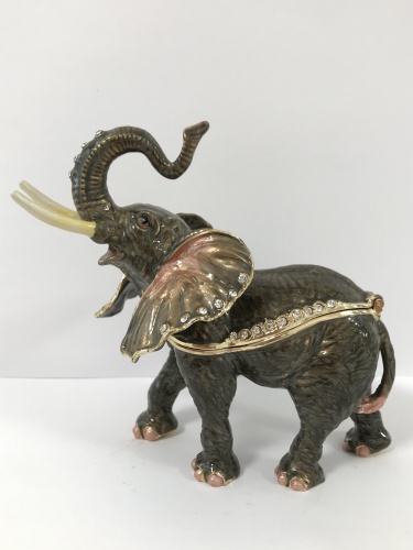 Шкатулка "Трубящий слон" В14-17 фото 3