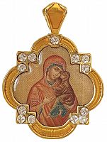 Православный нательный образок "Святая Анна" ПНО-0953