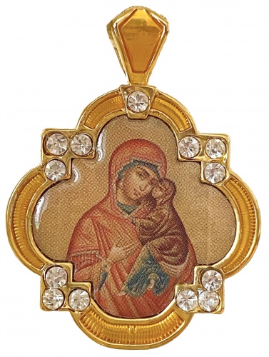Православный нательный образок "Святая Анна" ПНО-0953