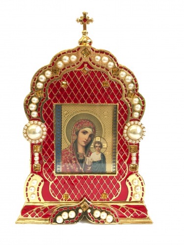 Киот православный красный K-1106-05