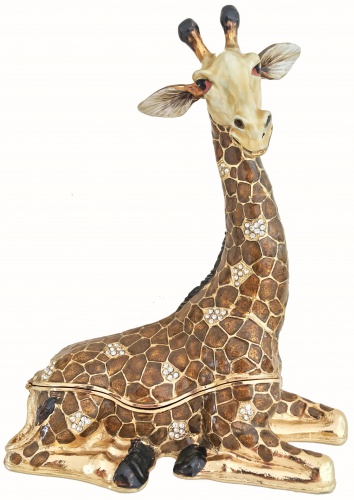 Шкатулка "Большой лежащий жираф" В14-18