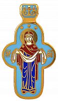 Православный нательный крест "Божья Матерь Покрова" ПНО-0615